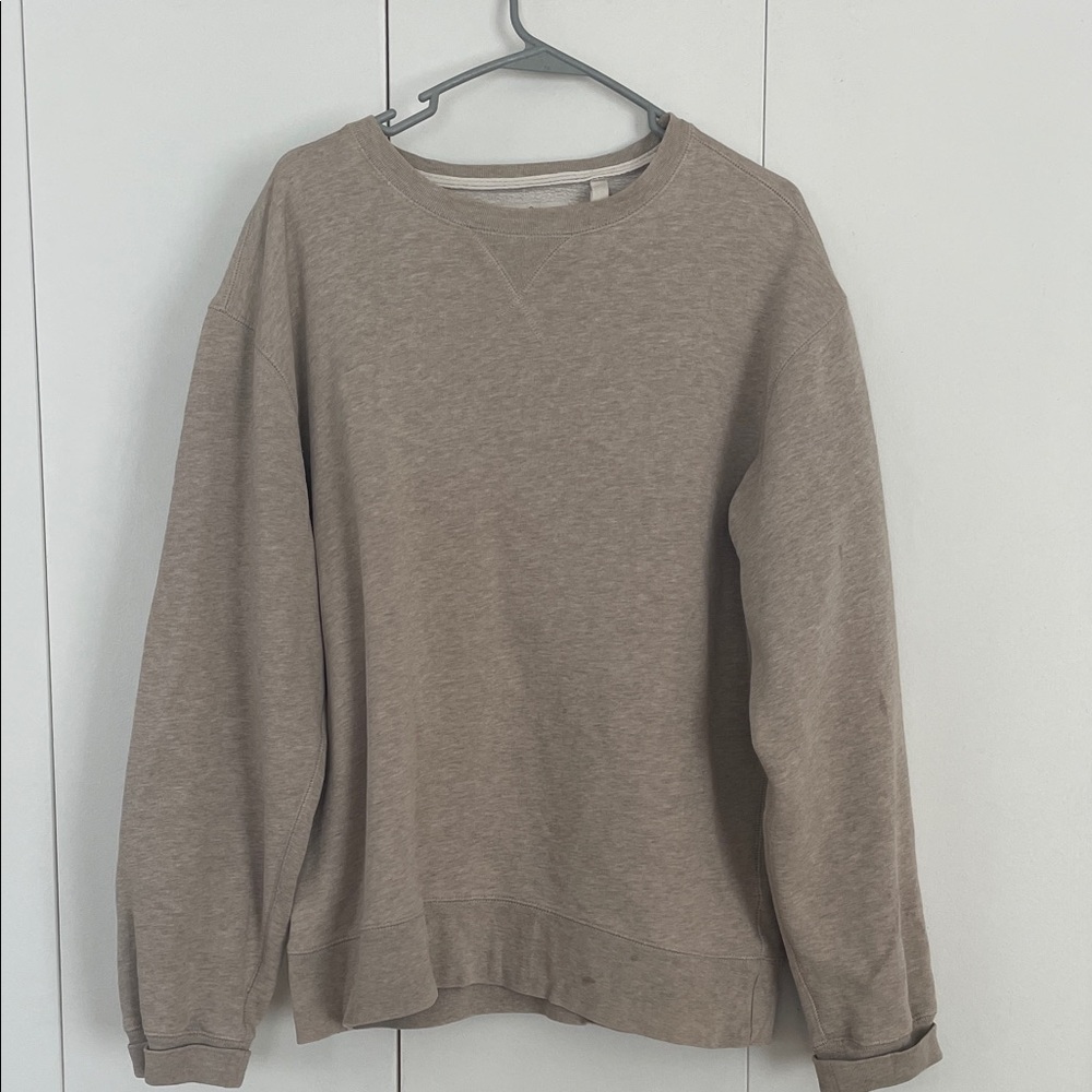 Men’s Old Navy Large Pullover Oatmeal  Sweatshirt